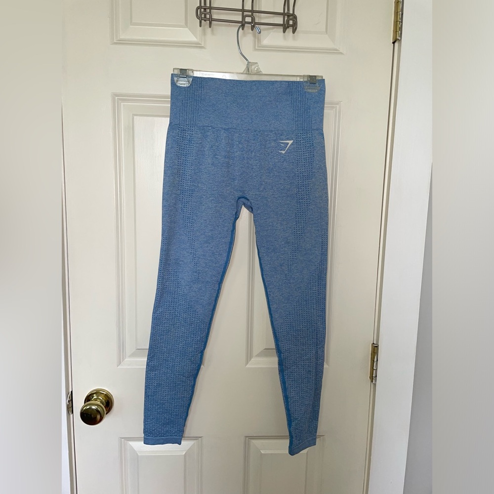 Gymshark Blue Marl High-Waisted Leggings